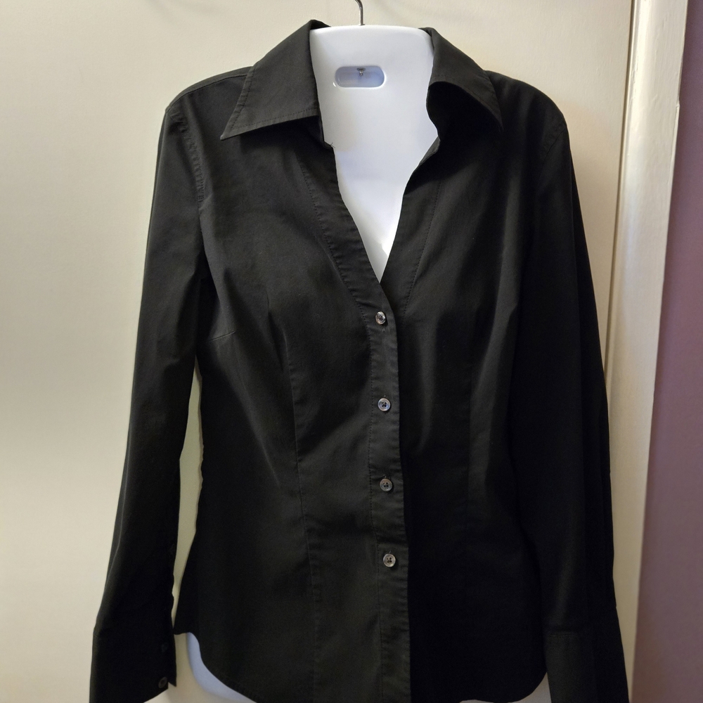 Express Black Button Down Shirt